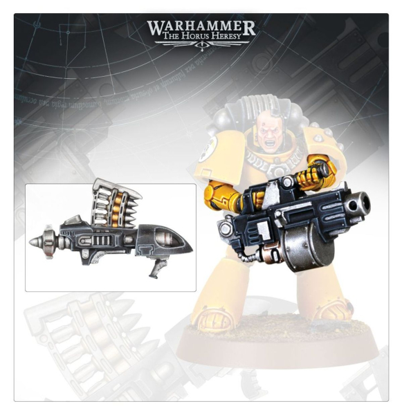 Warhammer - The Horus Heresy: Heavy Weapons Upgrade Set - Missile Launchers and Heavy Bolters